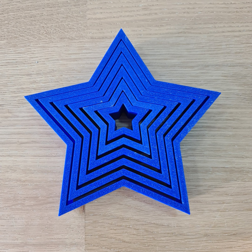 Star cutter set (6pcs) - 2cms - 12cms