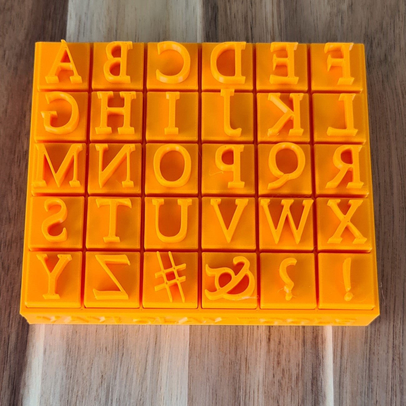 Alphabet Stamp set - Californian (30 pcs)