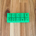 Number Stamp set - Californian (10 pcs)