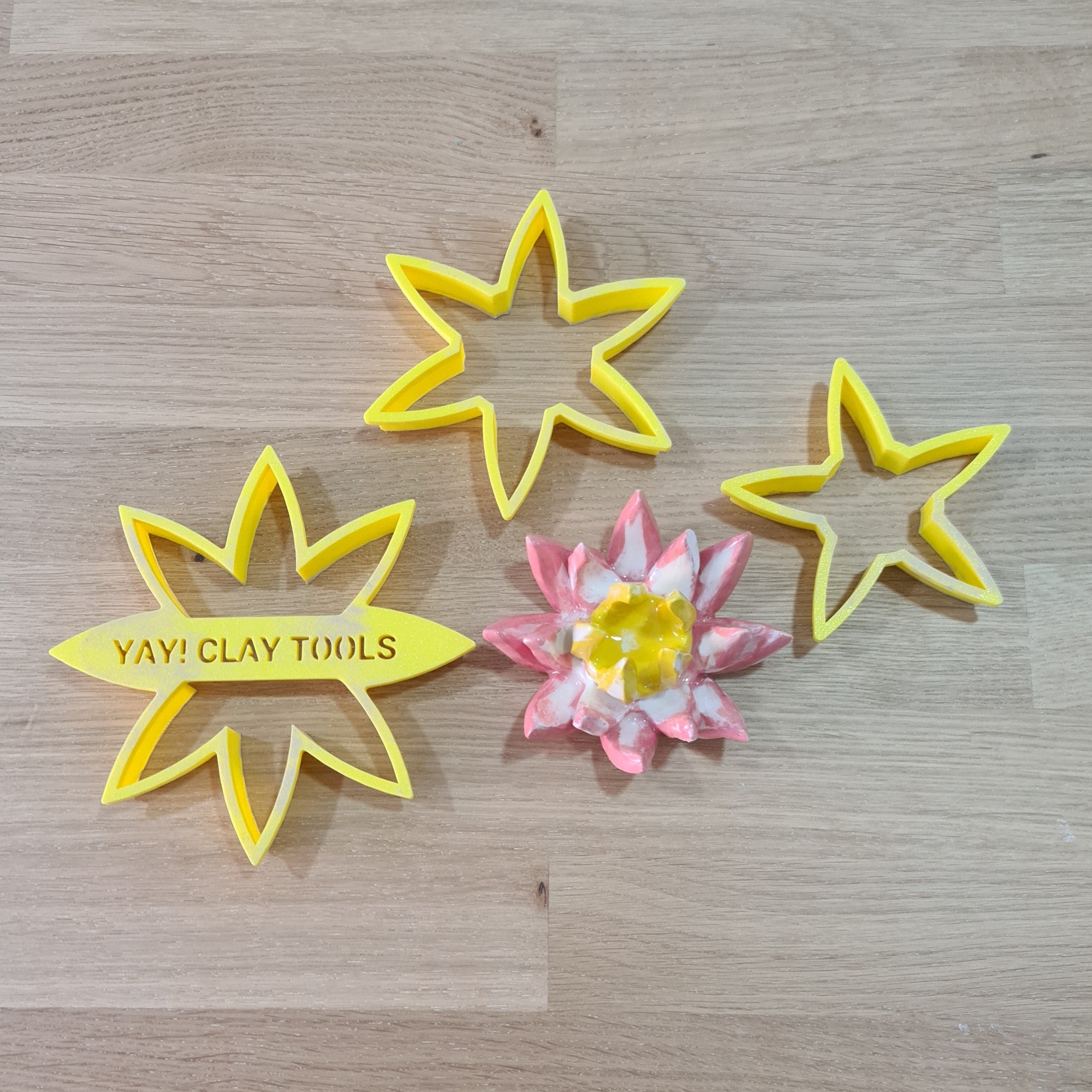Waterlilly flower cutter set (3pcs)