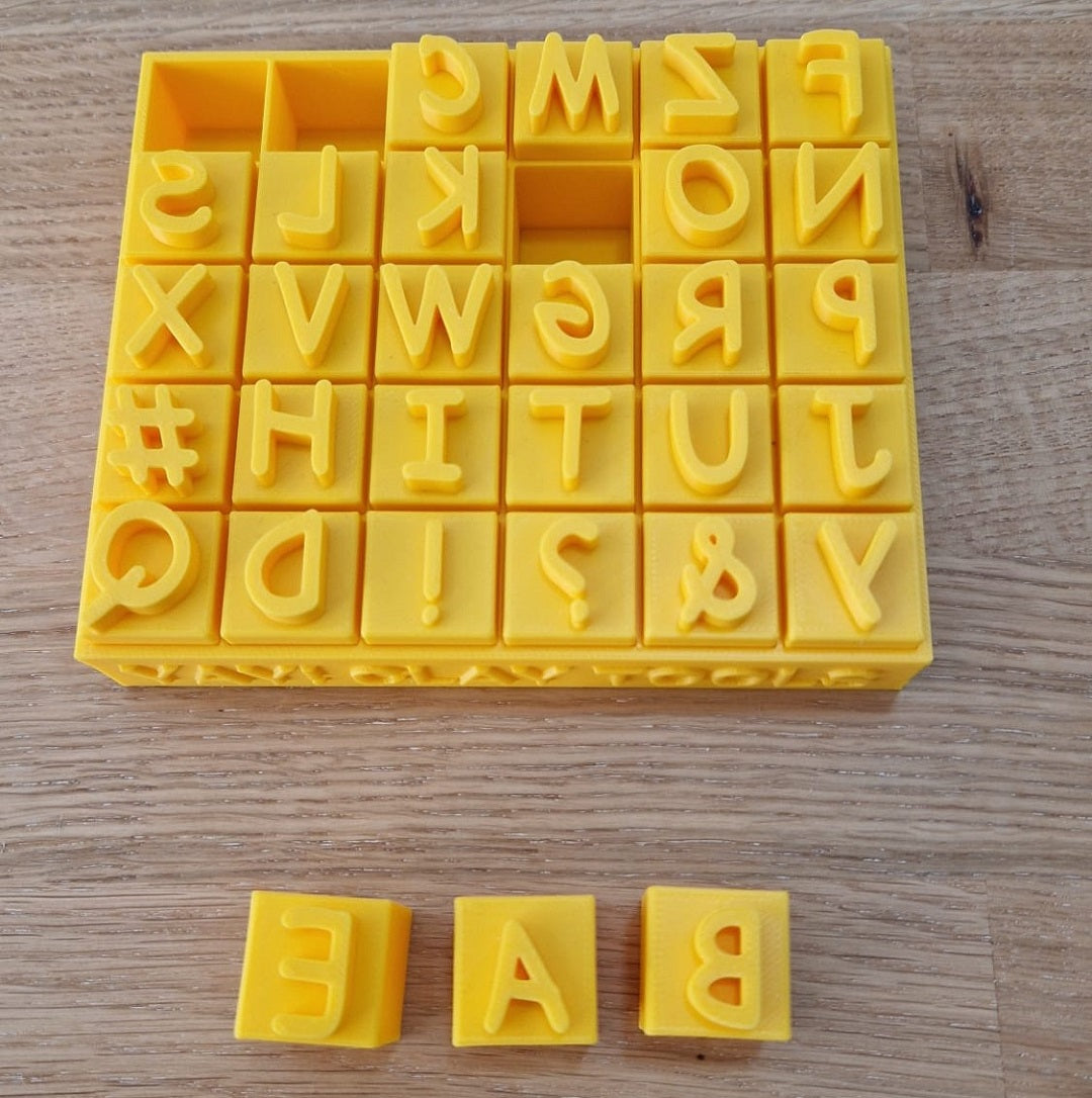 Alphabet Stamp set - Comic Sans (30 pcs)