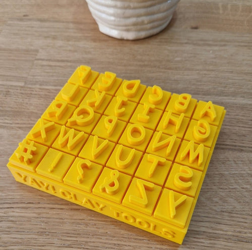 Alphabet Stamp set - Comic Sans (30 pcs)