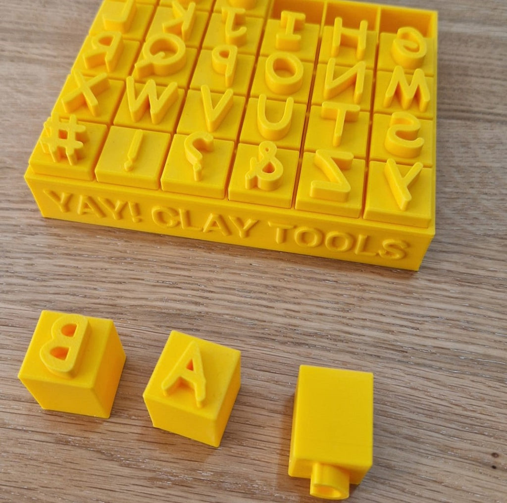 Alphabet Stamp set - Comic Sans (30 pcs)