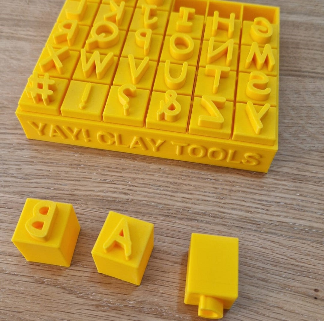 Alphabet Stamp set - Comic Sans (30 pcs)