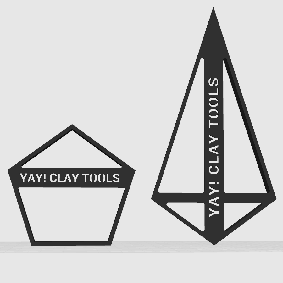 Obelisk cutter set (2 pcs)