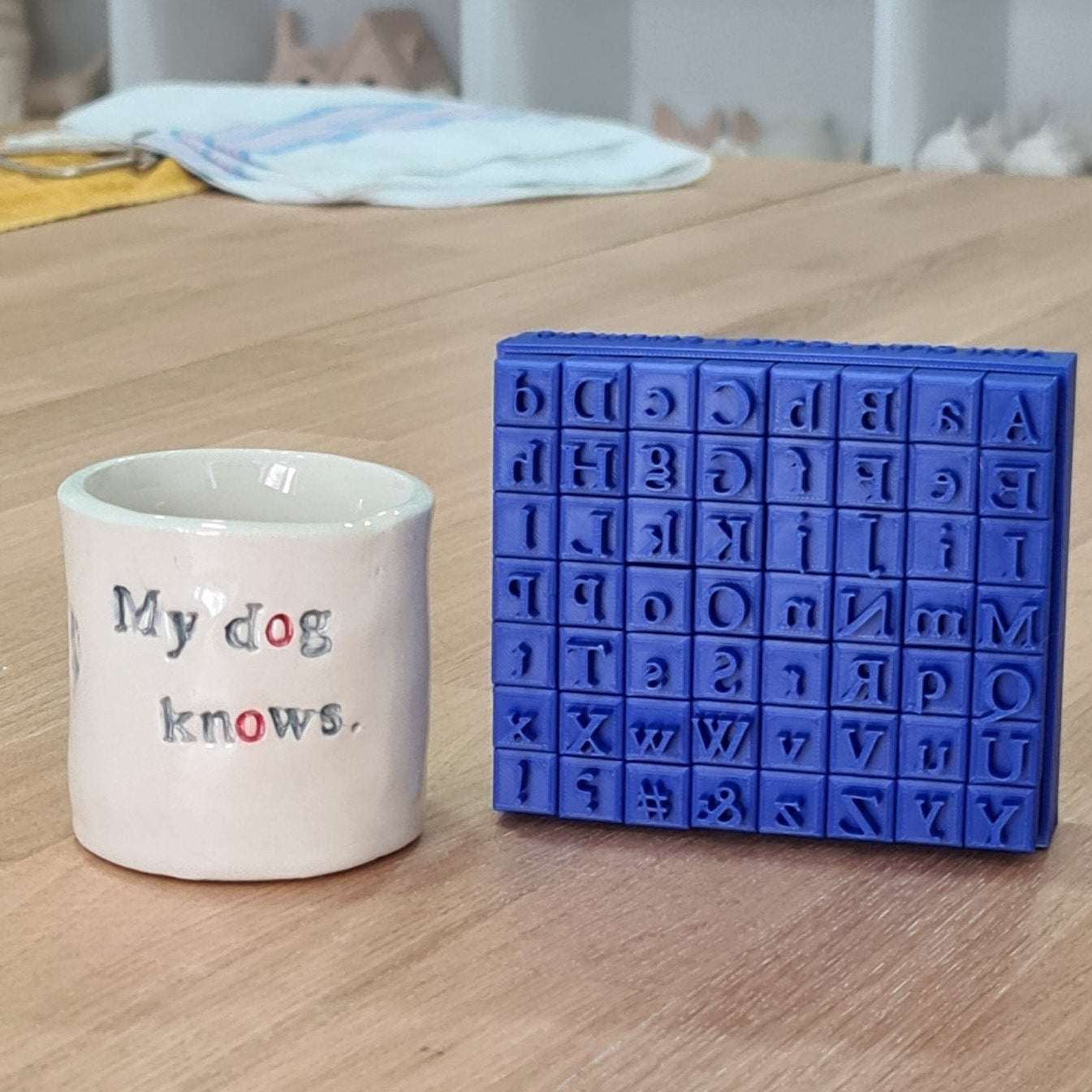 Alphabet Stamp set - Garamond - 56pcs