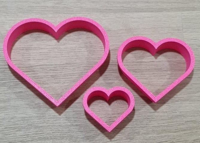 Heart cutter set (3pcs)