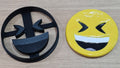 Emoji cutter (laughing)
