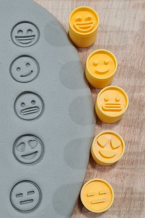 Emoji stamp set (10 pcs)